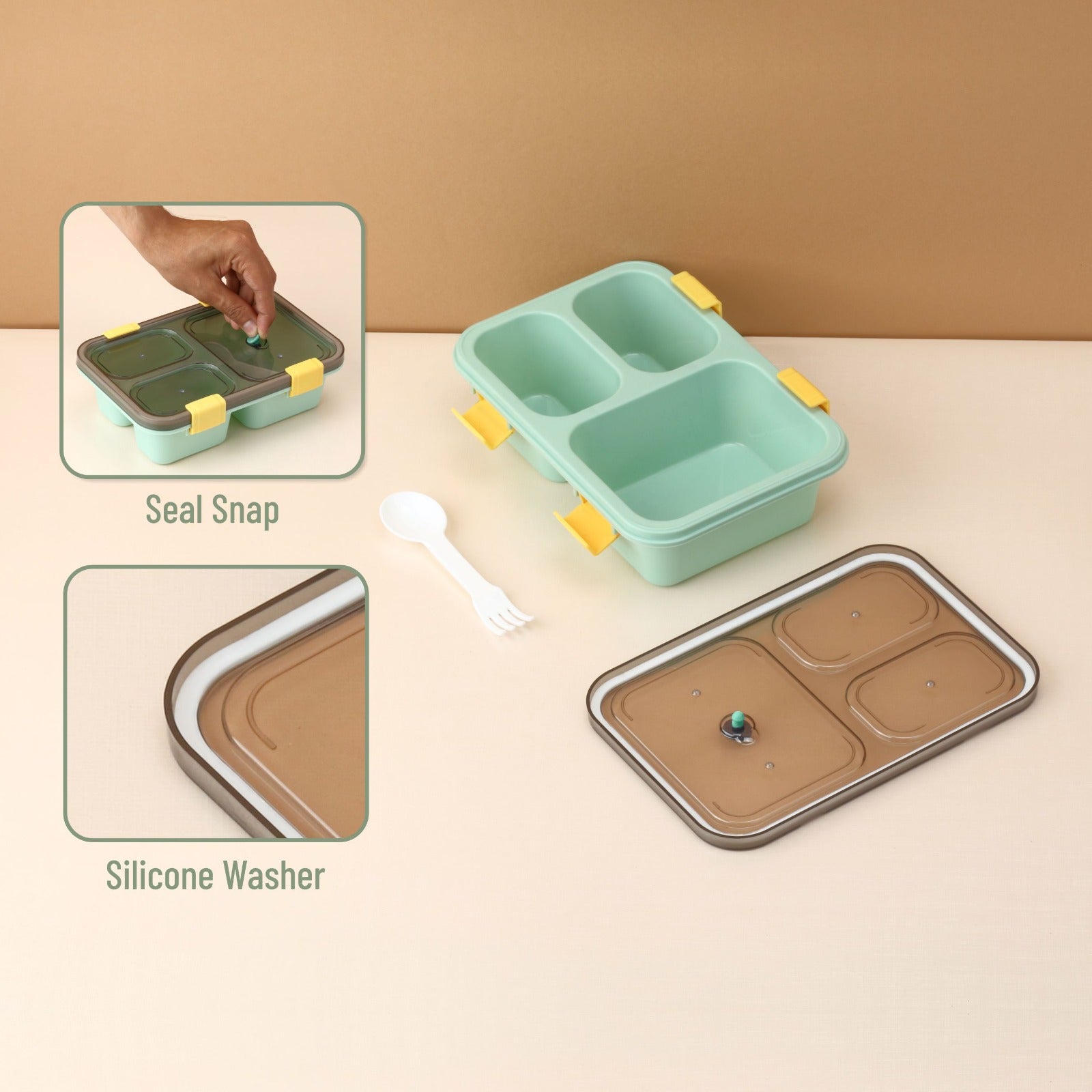 5627 Plastic Lunch Box for Kids, Lunch Box for Kids 3 Compartment Insulated Lunch Box Tiffin Box for Boys, Girls, School & Office Men (3 Compartment Lunch Box) 5627 Plastic Lunch Box for Kids, Lunch Box for Kids 3 Compartment Insulated Lunch Box Tiffin Box for Boys, Girls, School & Office Men (3 Compartment Lunch Box)
